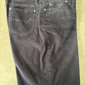 St. John’s navy blue Corduroy ladies jeans